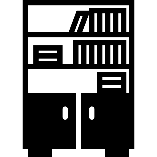 Bookshelf free icon