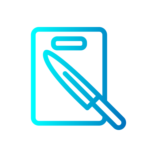 tabla de cortar icono gratis