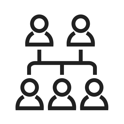 organización icono gratis