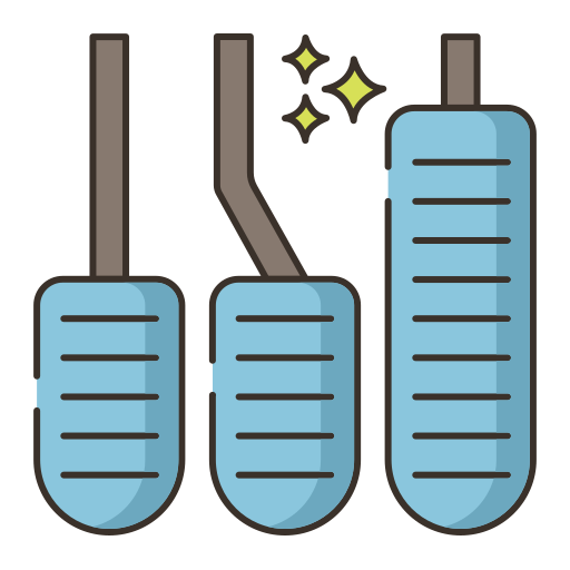 pedales de coche icono gratis