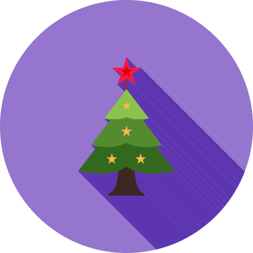 árbol de navidad icono gratis