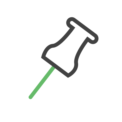 alfiler icono gratis