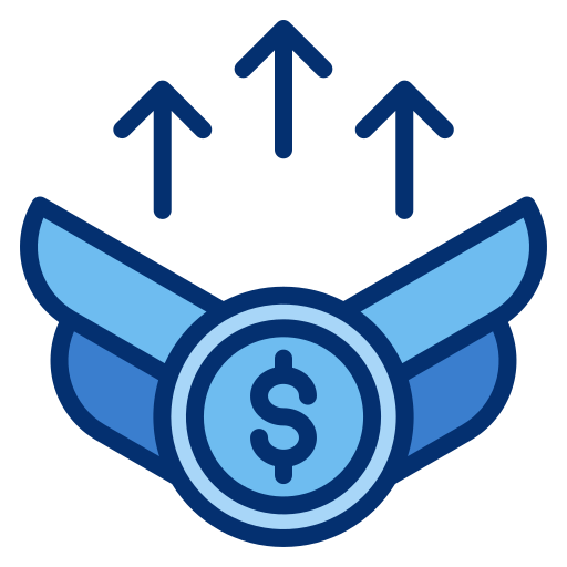 independencia financiera icono gratis