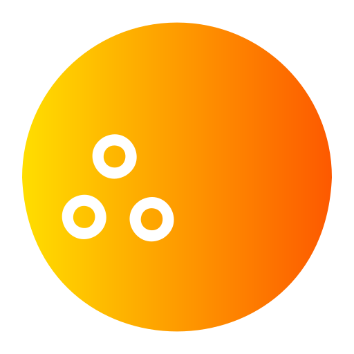 Шар для боулинга бесплатно иконка