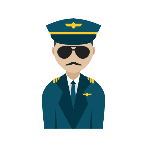 piloto icono gratis