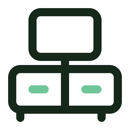 table de télévision Icône gratuit