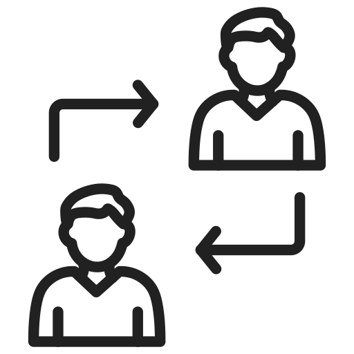 colaboración icono gratis