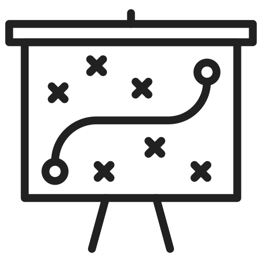 estrategia icono gratis