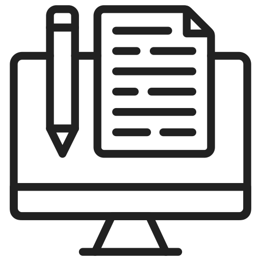 Blogging free icon