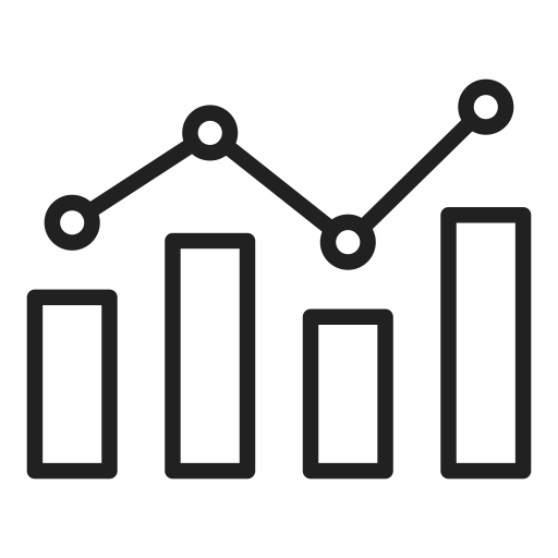 Chart free icon