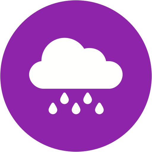 nuage pluvieux Icône gratuit