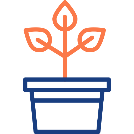 vaso para plantas grátis ícone