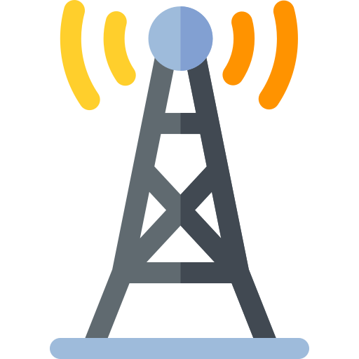 Antenna Basic Rounded Flat icon