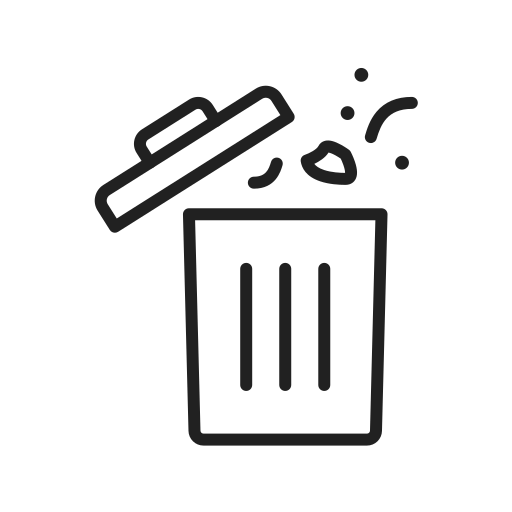 papelera icono gratis