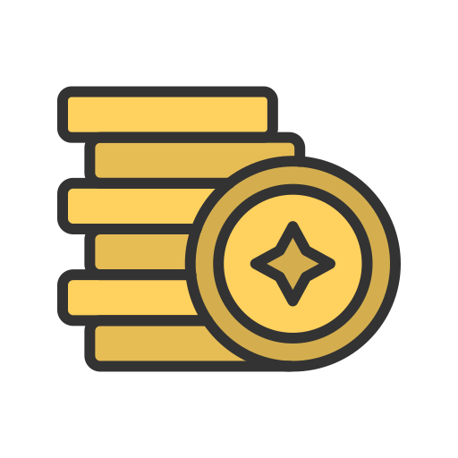 monedas icono gratis