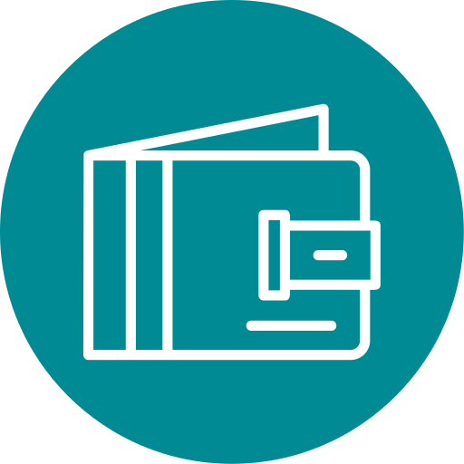 billetera icono gratis