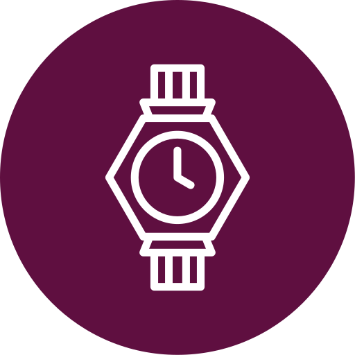 reloj de pulsera icono gratis