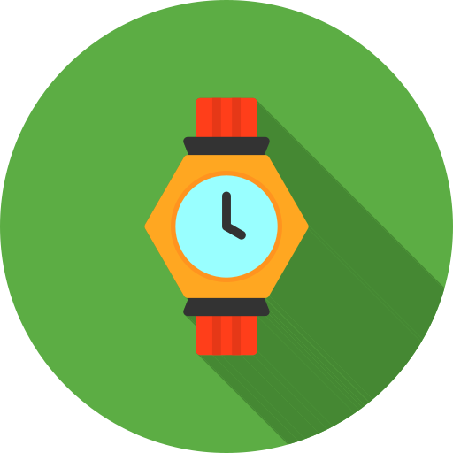 reloj de pulsera icono gratis