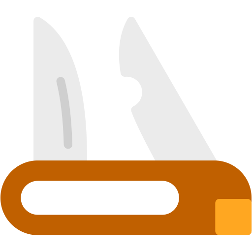 cuchillo de bolsillo icono gratis