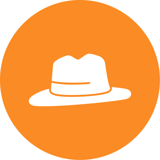 sombrero de fieltro icono gratis