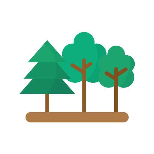 ecosistema forestal icono gratis