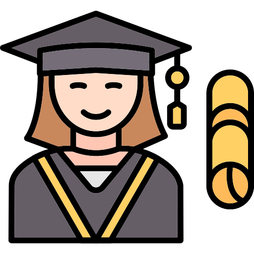 l'obtention du diplôme Icône gratuit