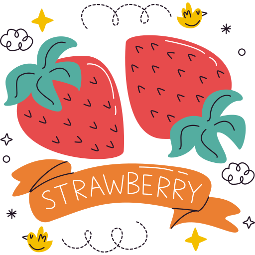 erdbeere kostenlos Sticker erdbeere kostenlos Sticker