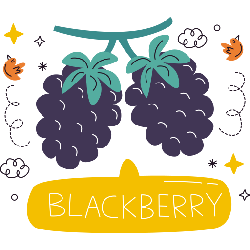 brombeere kostenlos Sticker brombeere kostenlos Sticker