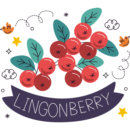 Lingonberry free sticker Lingonberry free sticker