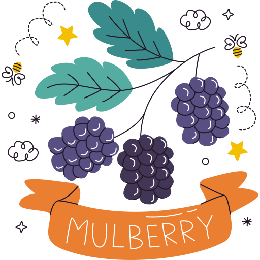 maulbeere kostenlos Sticker
