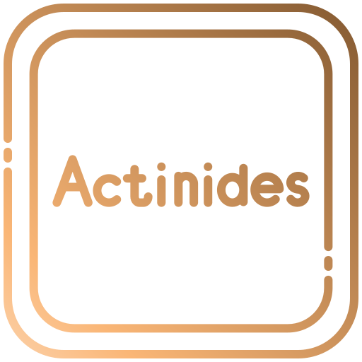 actínidos icono gratis