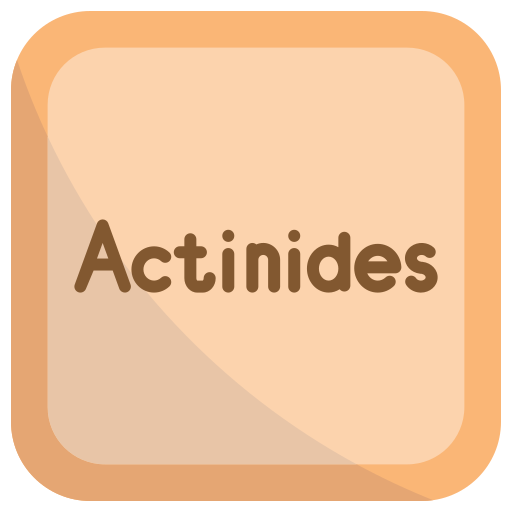 actínidos icono gratis