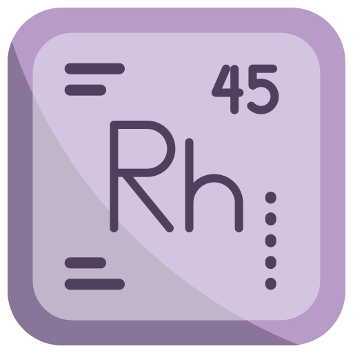 Rhodium free icon Rhodium free icon