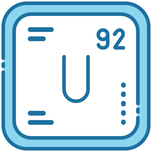 uranio icono gratis