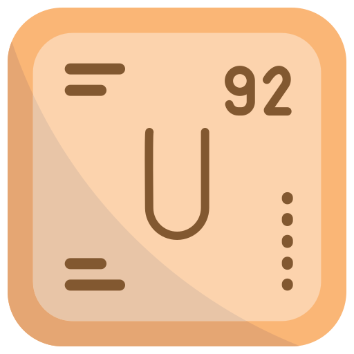 uranio icono gratis