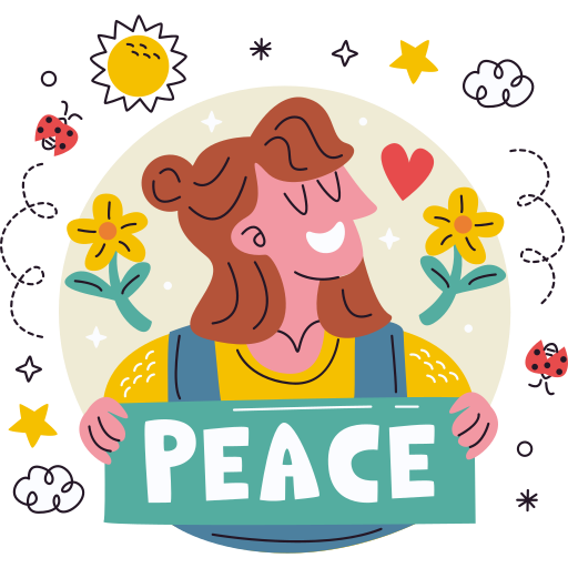 paix gratuit sticker