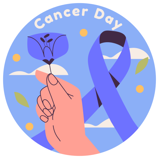 dia mundial del cancer gratis sticker