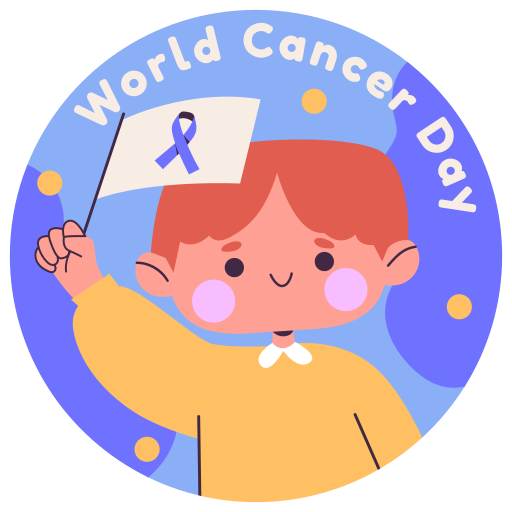 dia mundial del cancer gratis sticker