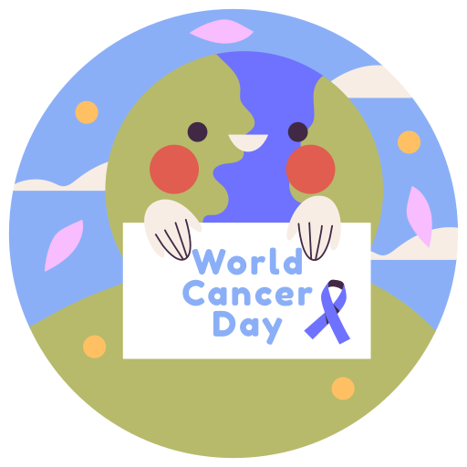 dia mundial del cancer gratis sticker