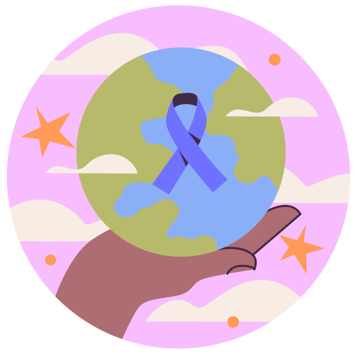 dia mundial del cancer gratis sticker