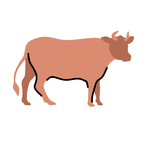 Корова бесплатно иконка