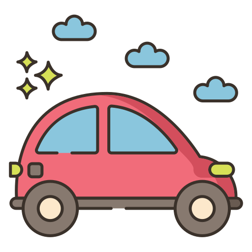 Car Flaticons Lineal Color Icon