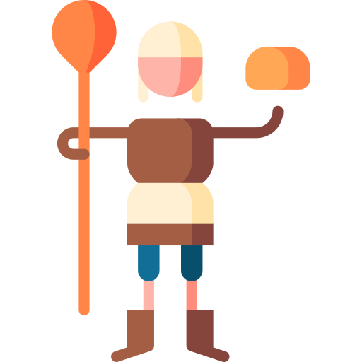 Middle ages Puppet Characters Flat icon