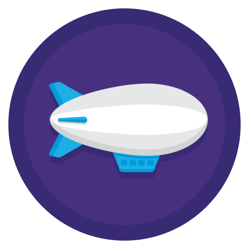 dirigible icono gratis