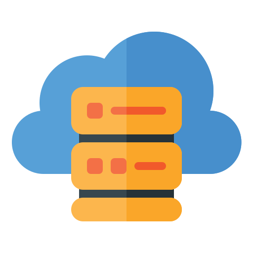 almacenamiento en la nube icono gratis