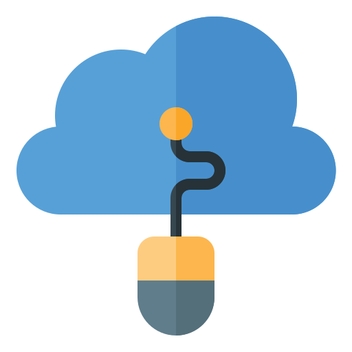 servicio de almacenamiento en la nube icono gratis