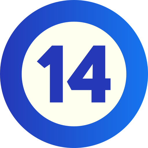 catorce icono gratis