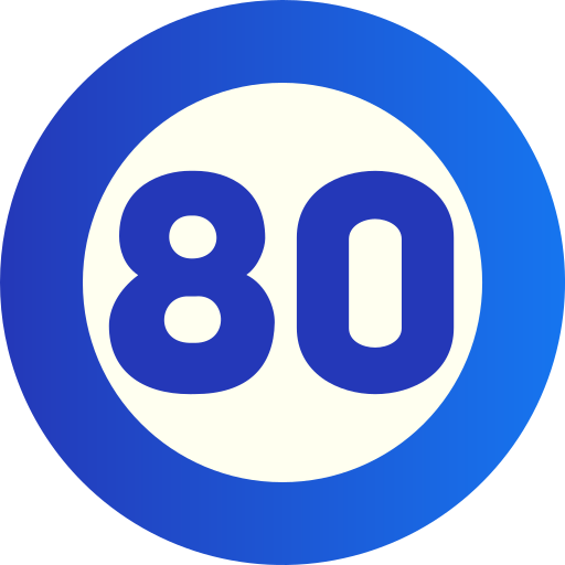 80 icono gratis