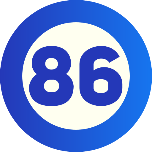 86 icono gratis