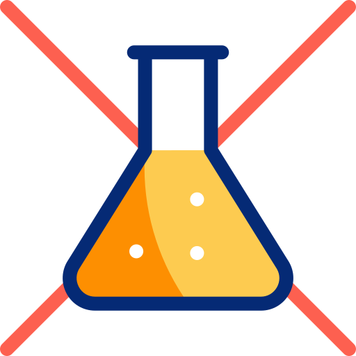 libre de químicos icono gratis